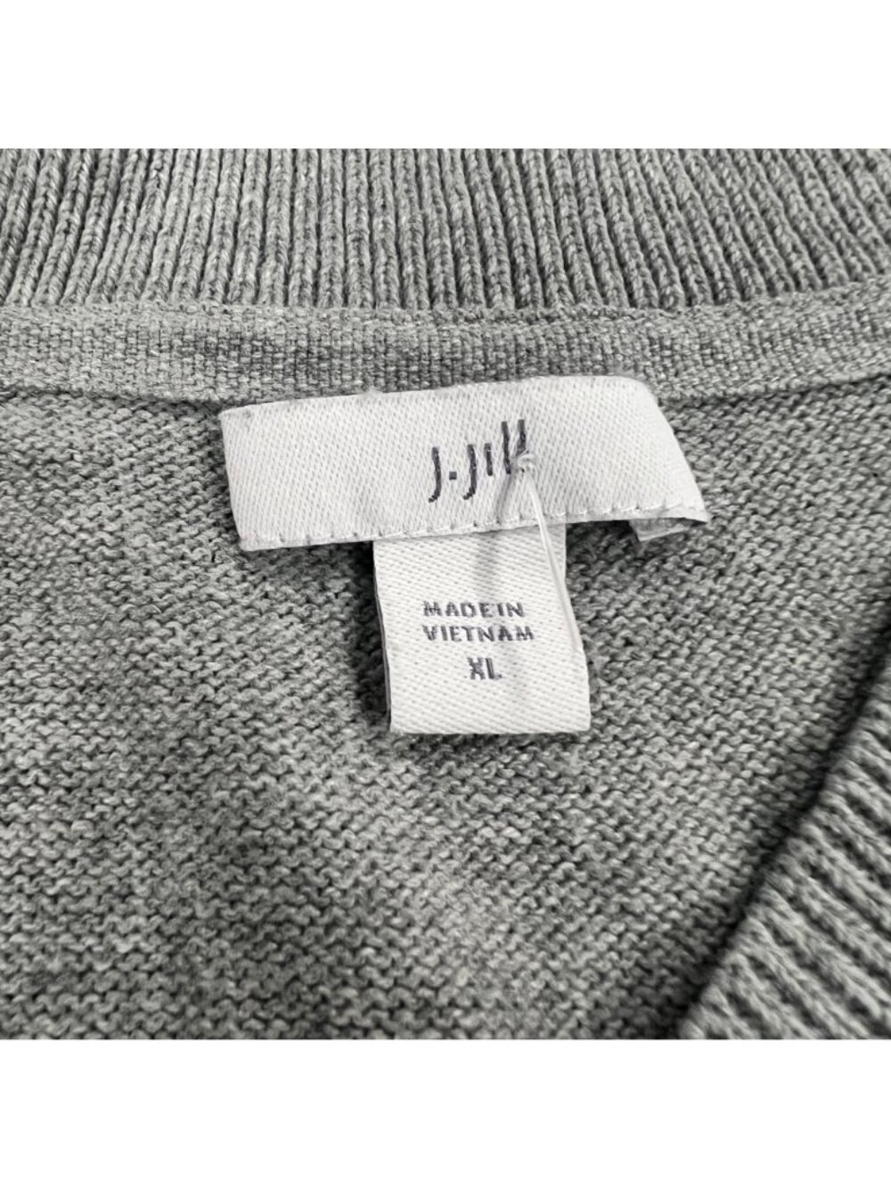 J. Jill Womens Lightweight Sweater V-Neck Gray Size XL - Picture 8 of 9